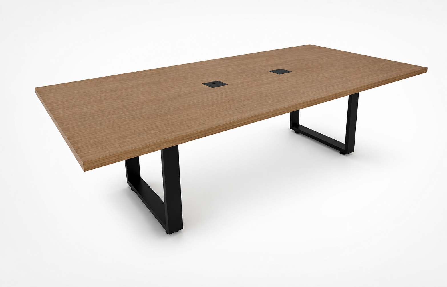 Odin Mesa de Reunión Rectangular con 2 cajas de toma