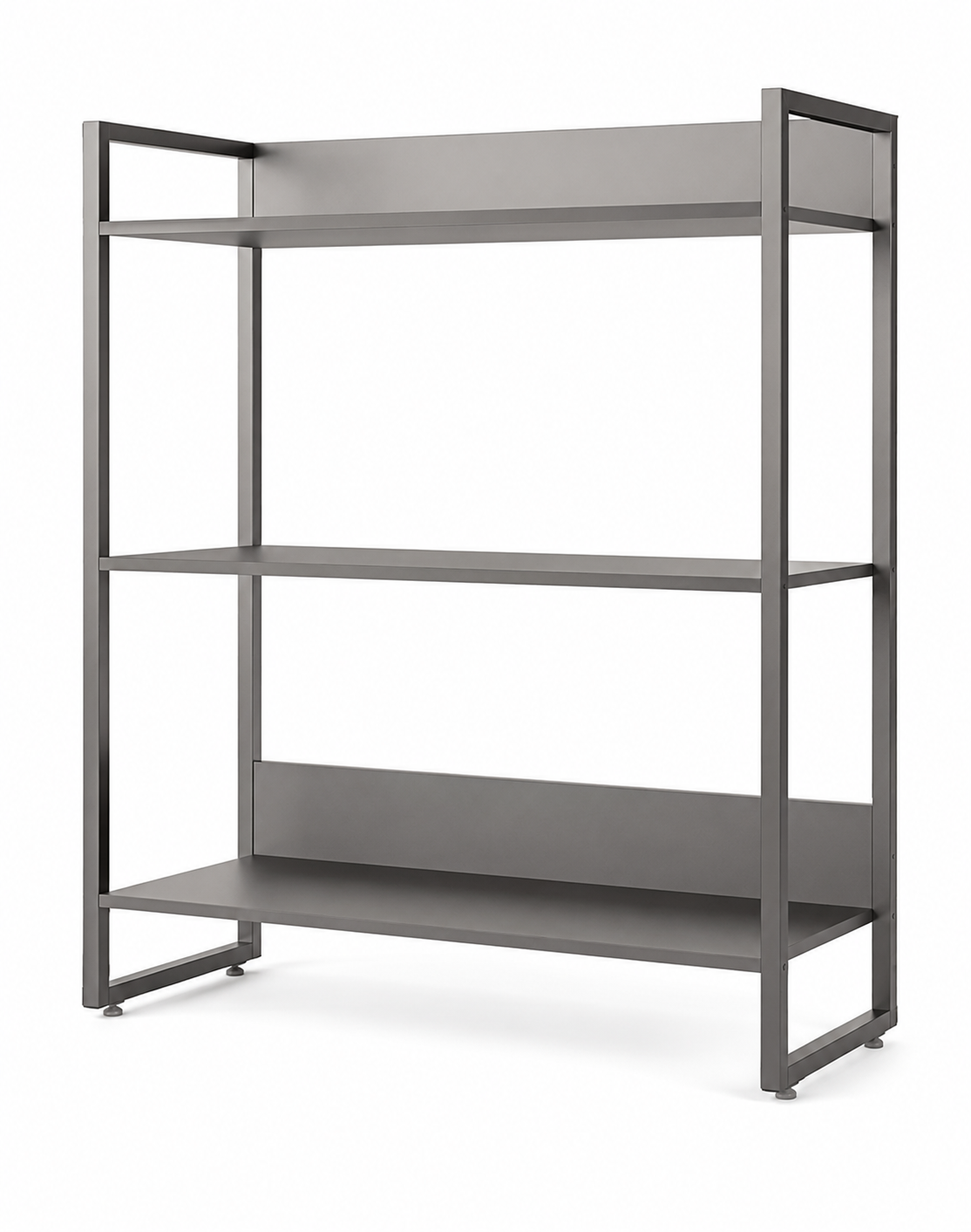 Iron Estante intermedia con 3 estantes 800x310x1000 – Blanco / Gris Cristal