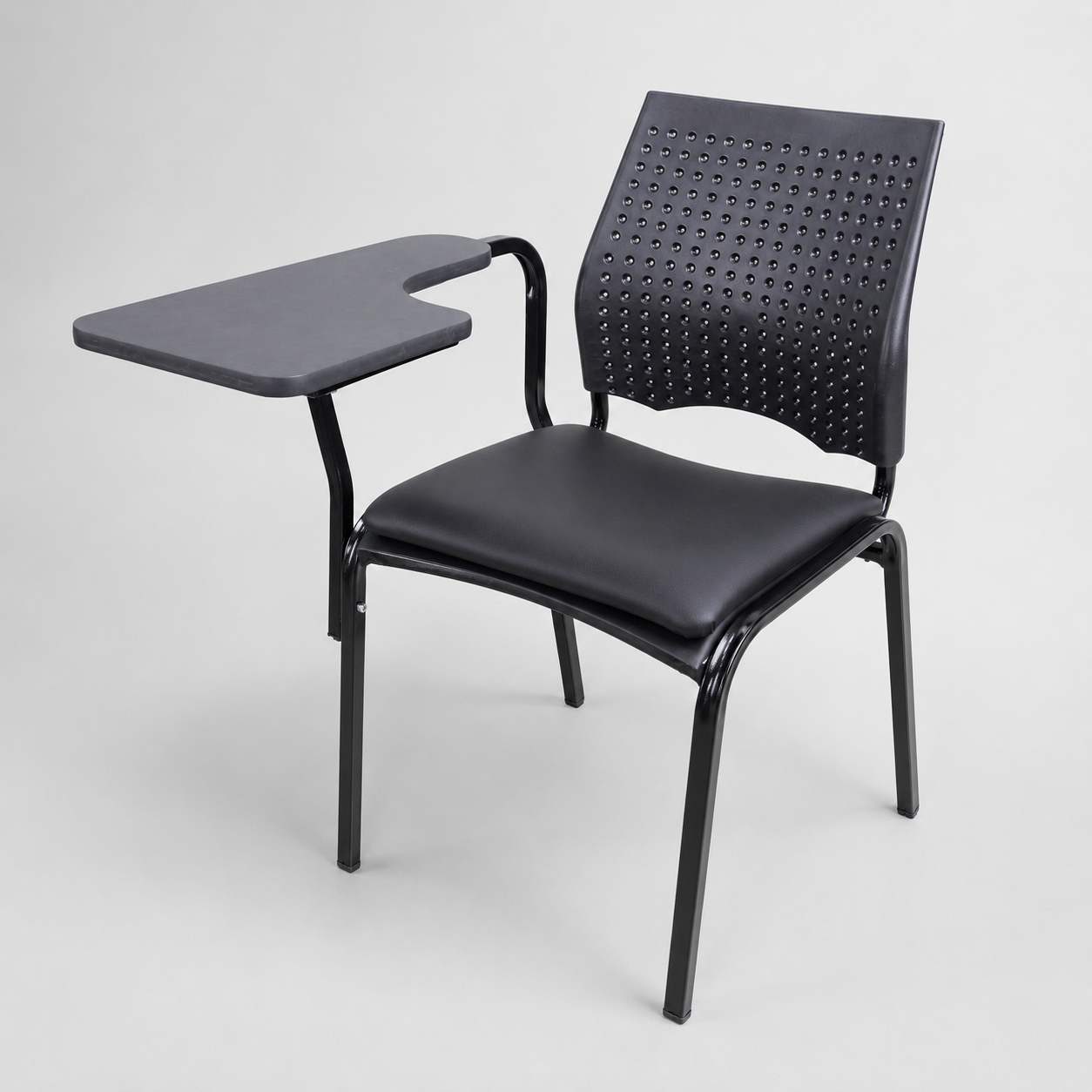 Silla Universitaria Confort Ventilada con Pupitre y Asiento Estofado