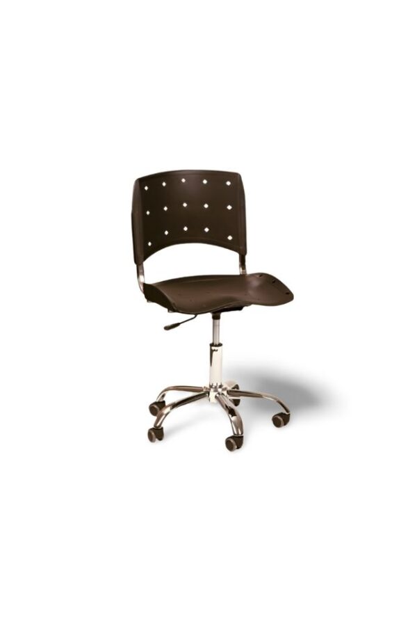 Silla Erechim Giratoria – Base Cromada y Diseño Moderno