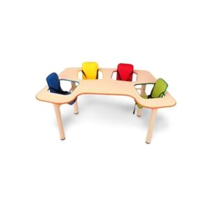 Set Acuarela 4 Lugares – Ergonomía y Color para el Aprendizaje Infantil