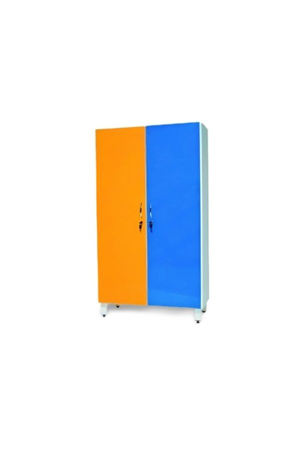 Armario de Dos Puertas – Color y Funcionalidad para Espacios Educativos y Oficinas