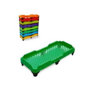 Cama de Descanso Infantil – Color, Resistencia y Comodidad para Jardines y Guarderías