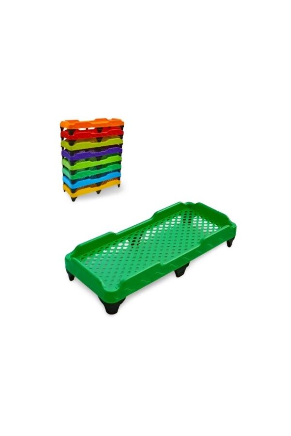 Cama de Descanso Infantil – Color, Resistencia y Comodidad para Jardines y Guarderías