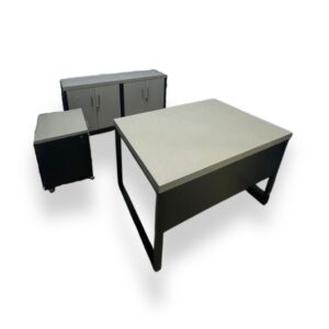 🧾 Set Ejecutivo de Escritorio con Cajonera y Mueble Archivador – Orden y Estilo Profesional
