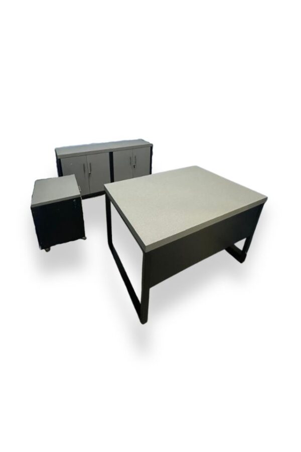 🧾 Set Ejecutivo de Escritorio con Cajonera y Mueble Archivador – Orden y Estilo Profesional